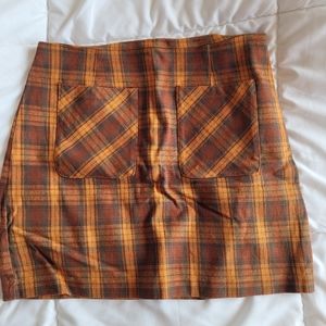 Plaid skirt